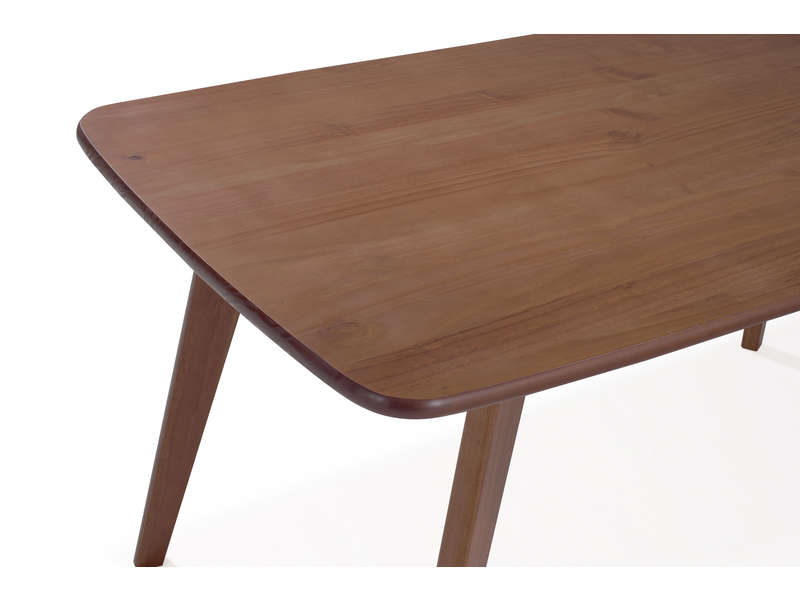Mesa de madeira retrô amendoado 1,35 m x 80 cm | Scandian